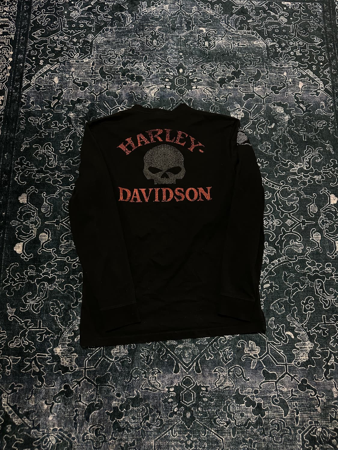 rare skull punk rock long sleeve 상품이미지1