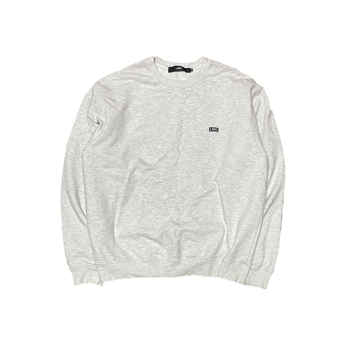 LMC 어스 백프린팅 라이트 그레이 맨투맨 상품이미지1