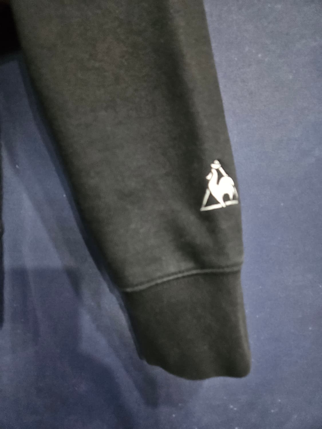 르꼬끄 자수 블랙 남성 슬림핏 95 기모 후드집업  상품이미지5