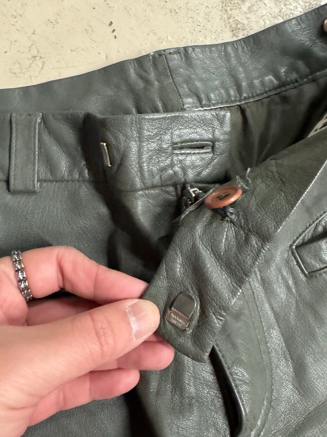 모르간 염소가죽 레더진  상품이미지5