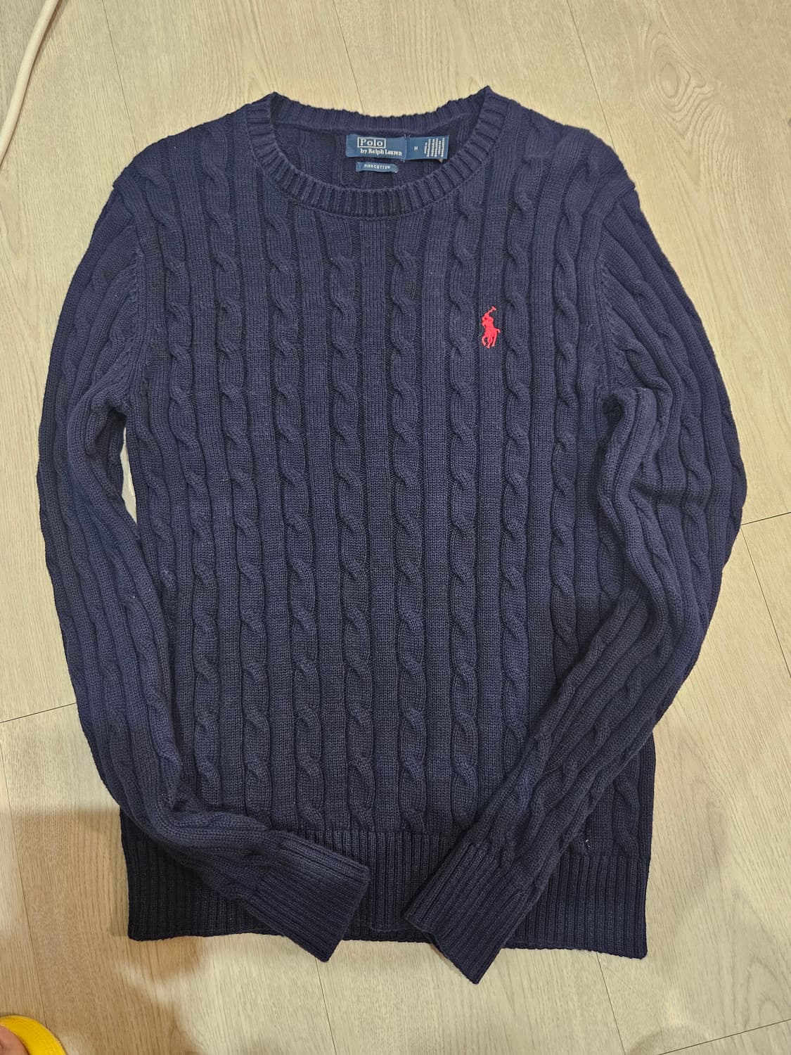 폴로랄프로렌 피마코튼 네이비니트s 상품이미지1