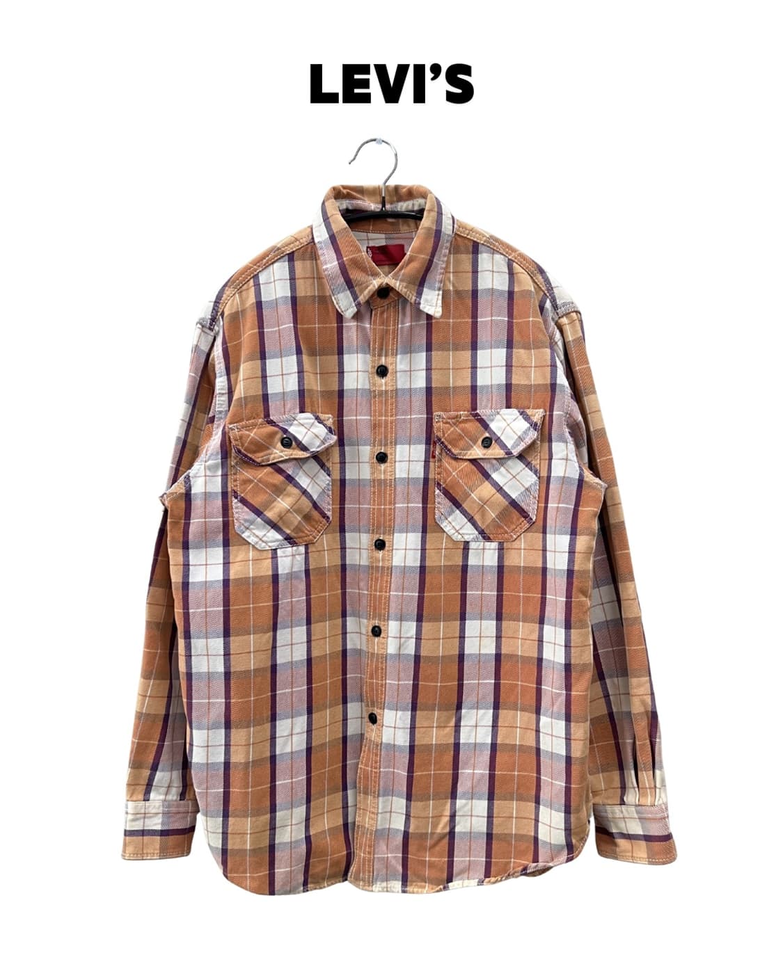 리바이스 레드탭 체크 셔츠 상품이미지1