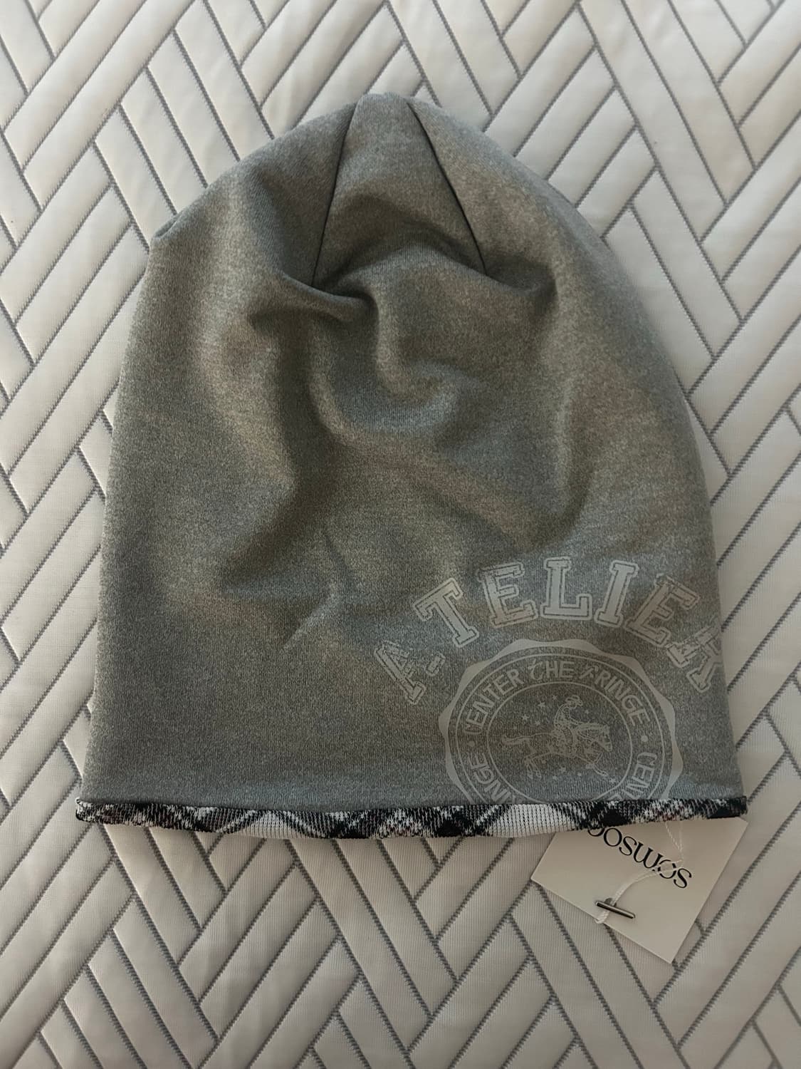 솜속 비니 ATELIER CONTRAST BEANIE_M.GREY 상품이미지2