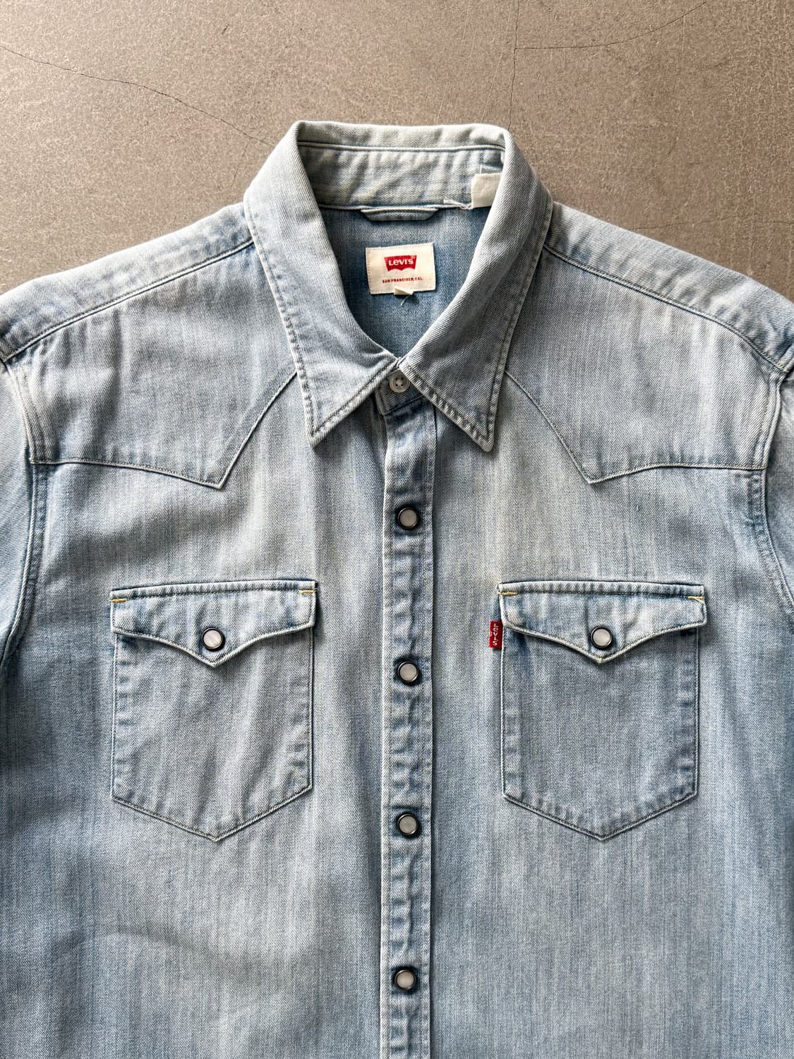  Vintage Levi's Western Denim Shirt  Con 상품이미지3