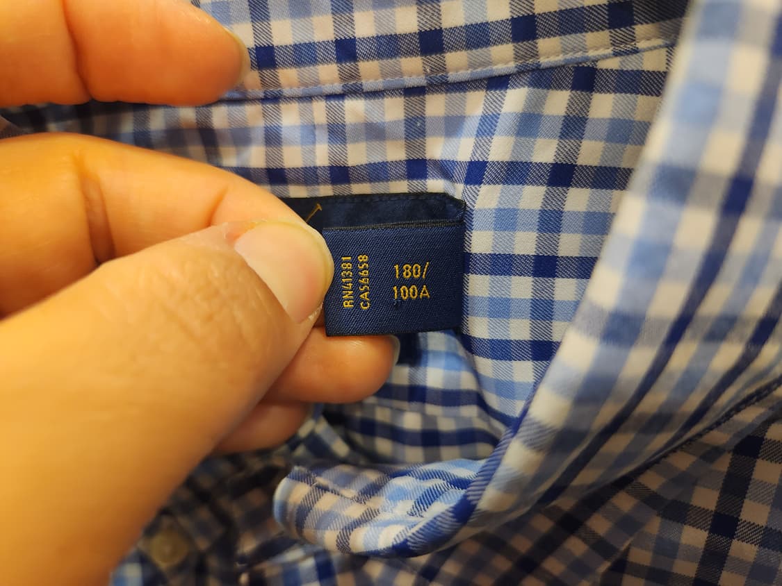 폴로랄프로렌 체크 셔츠 상품이미지3