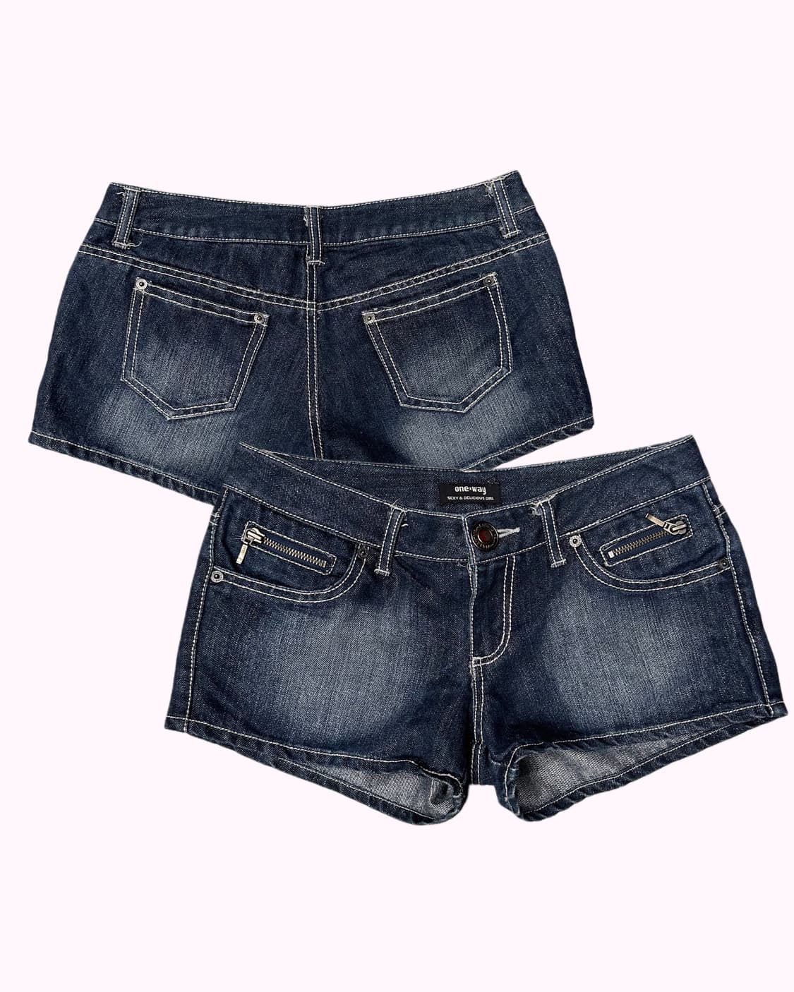 ONEWAY glitter fade denim hotpants 상품이미지1