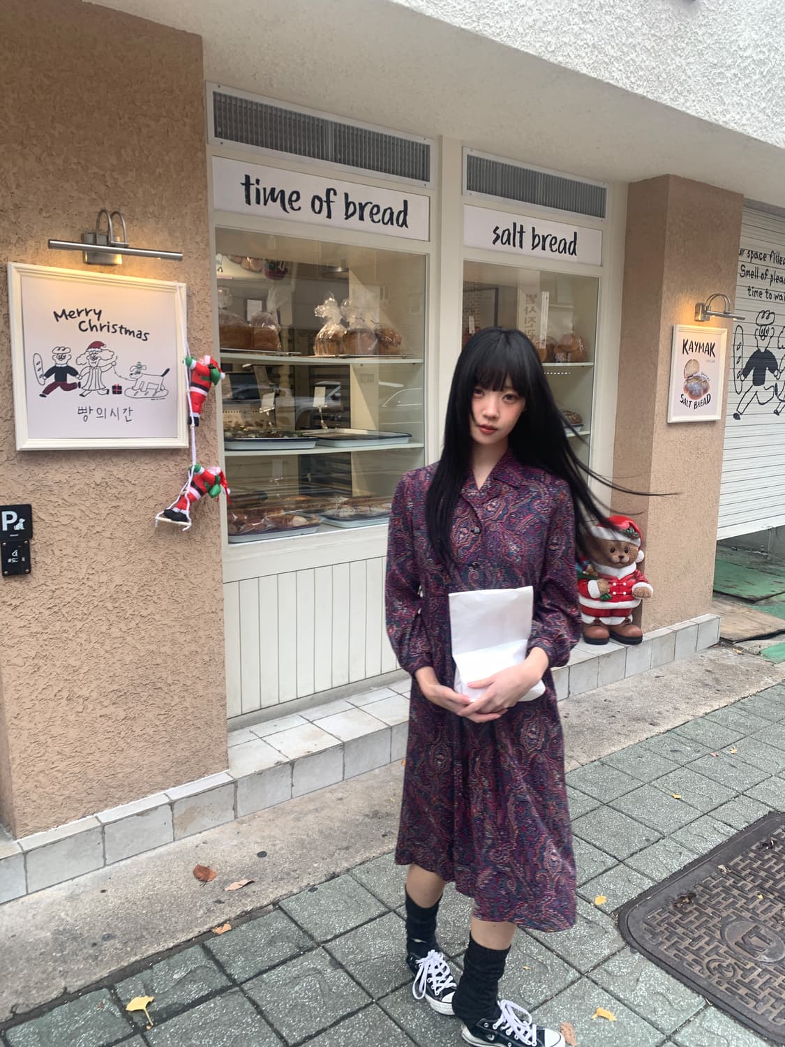 Oriental Collar Shirts Dress 상품이미지7