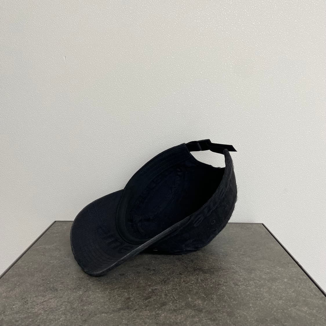 (OS) 슈프림 박스로고 캠프캡 모자 21SS 프레이드 데님 블랙 상품이미지6