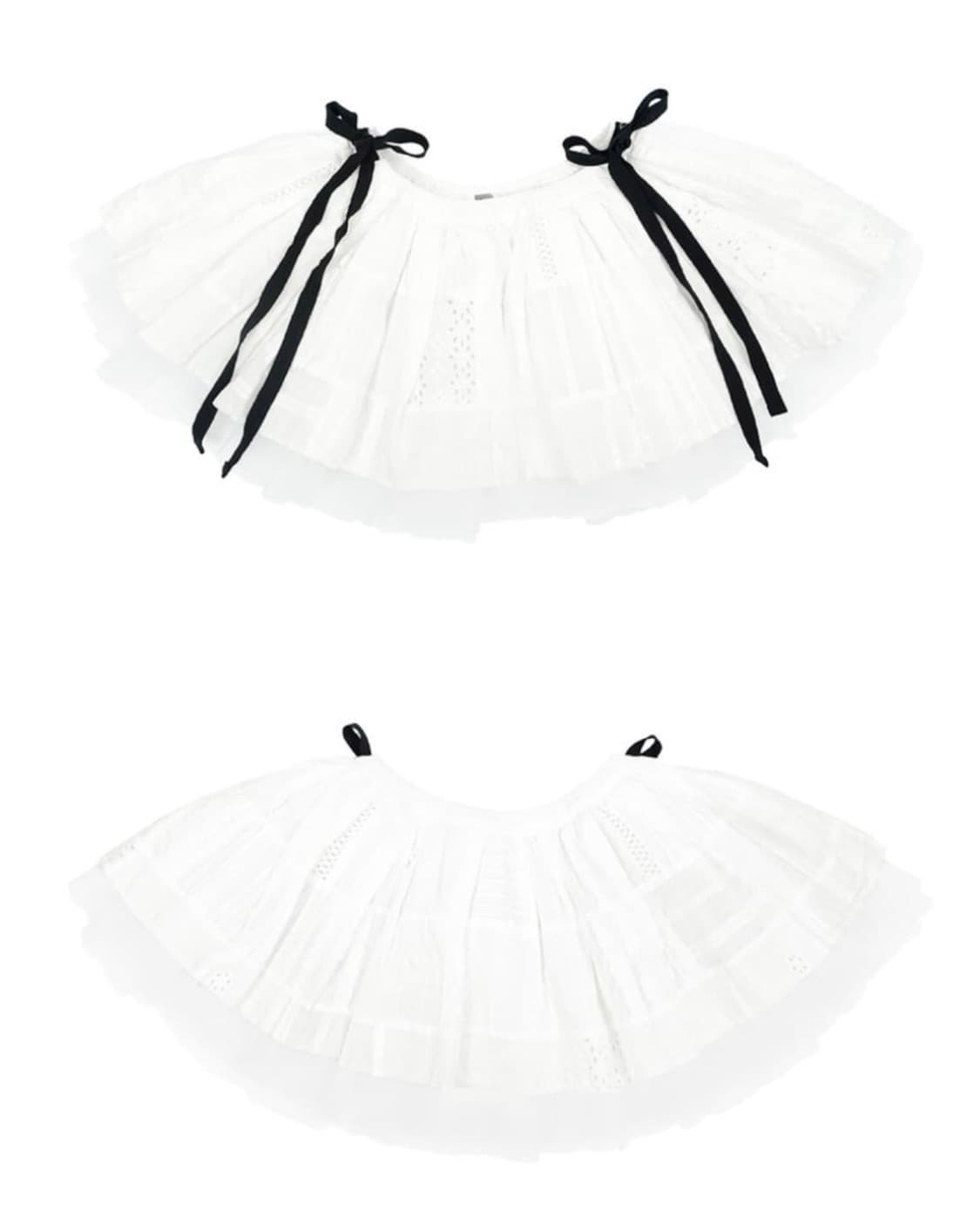 구해요) 샵페어리 패치워크 튤 볼륨 스커트 상품이미지3