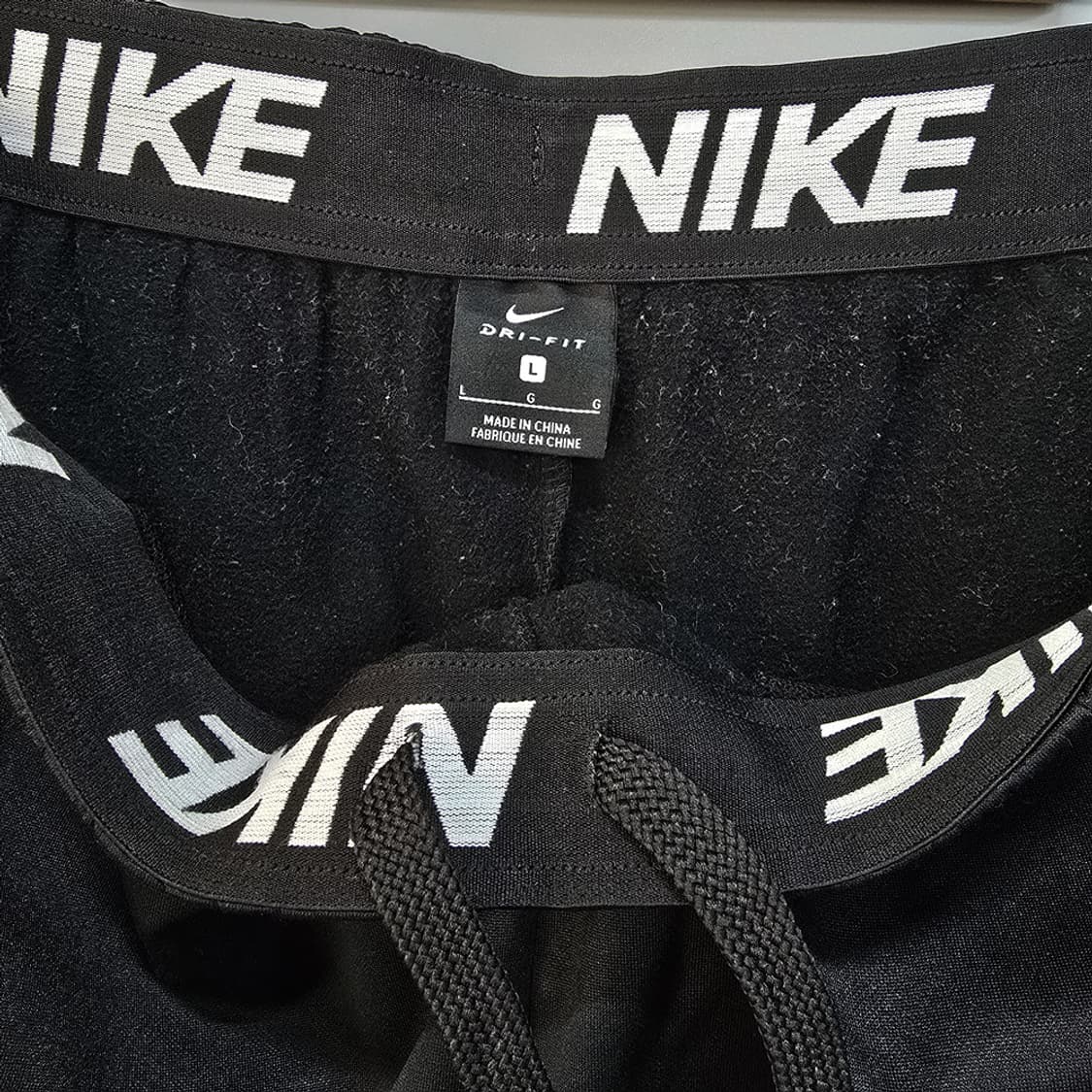 나이키(Nike) 블랙 기모 트레이닝팬츠 L 상품이미지4