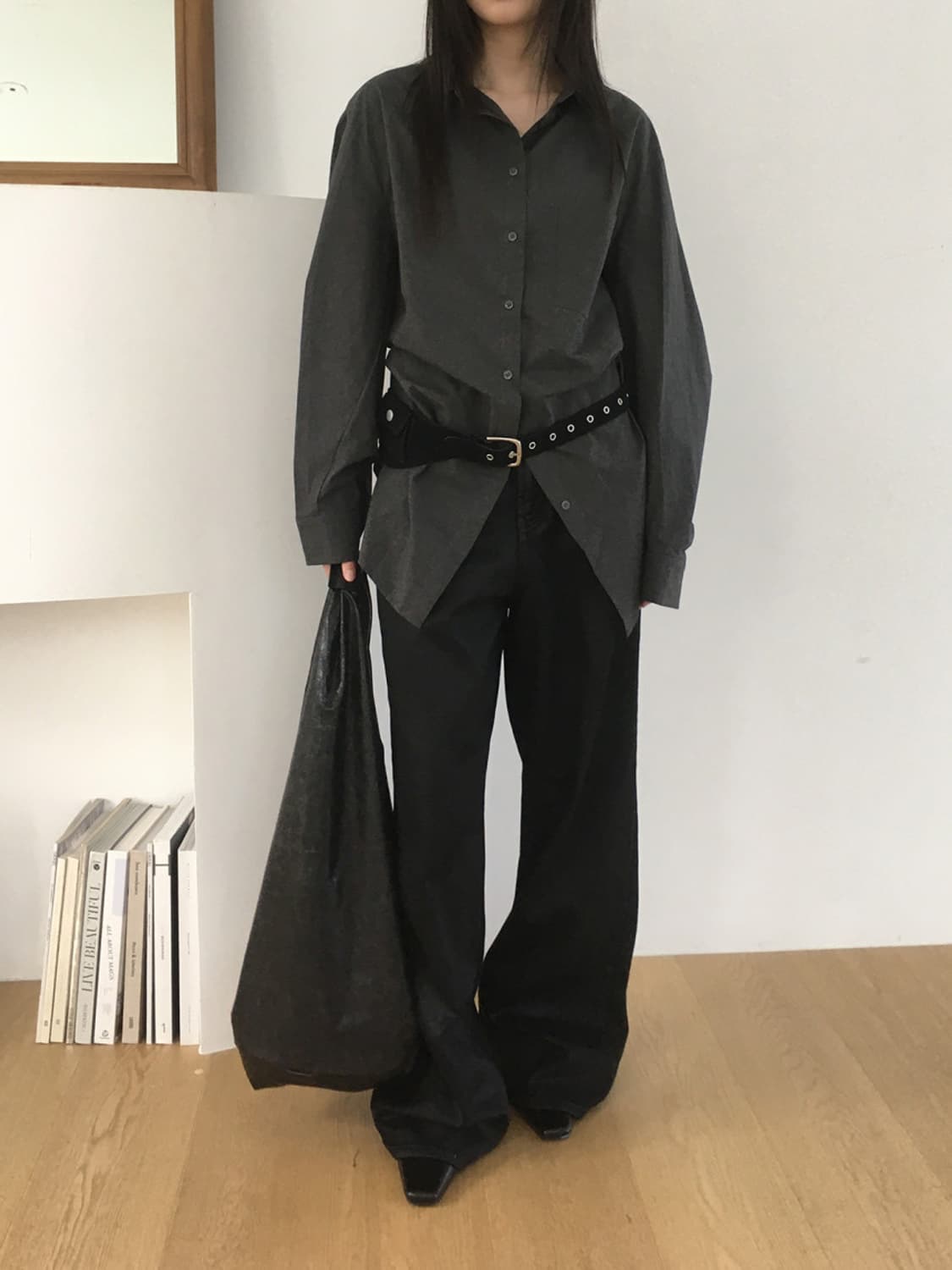 미엔느 mienne 포키 스웨이드 벨트백 상품이미지5