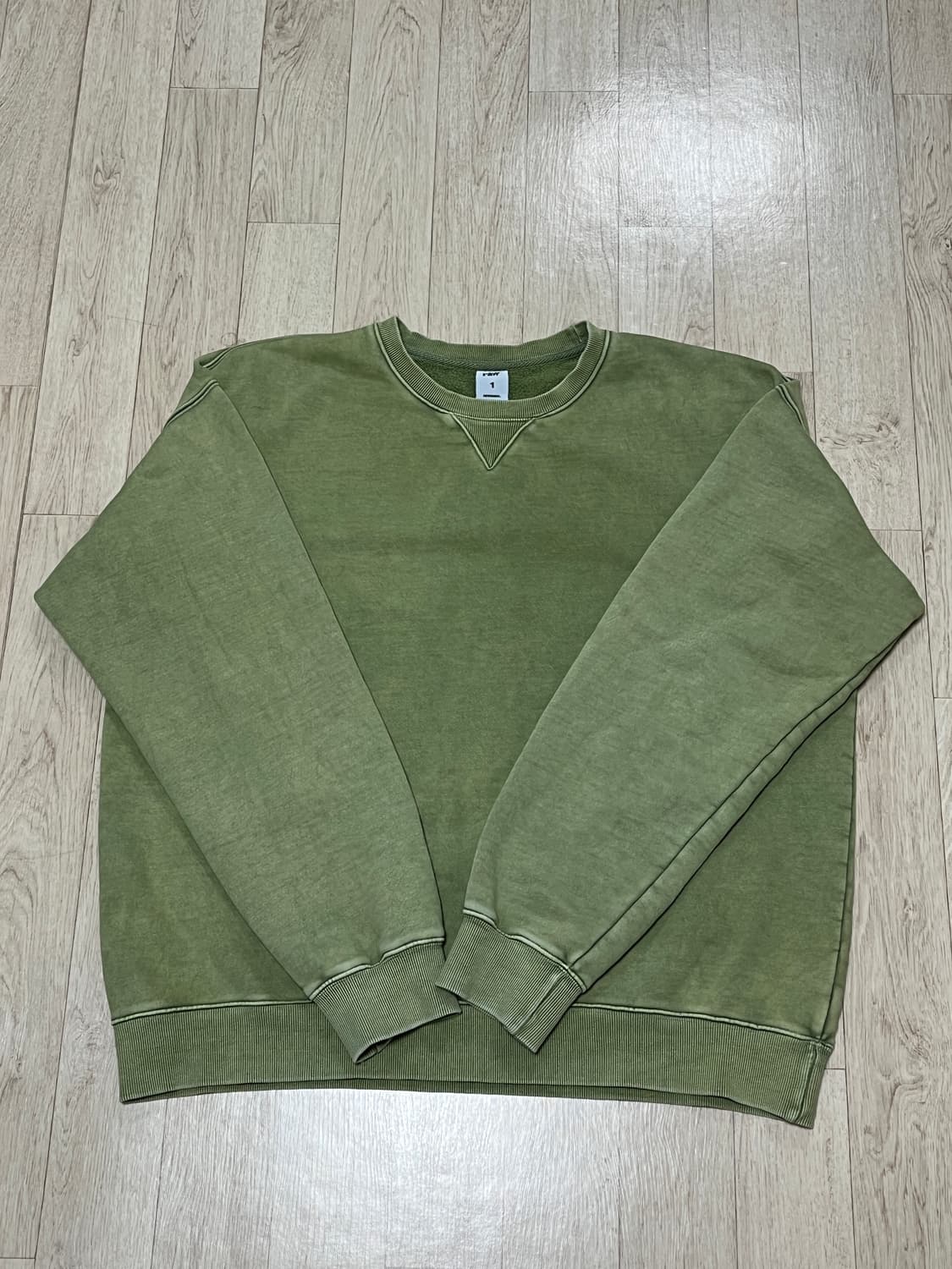 [1] 블라인드파일즈 스웻셔츠 세이지그린 상품이미지1