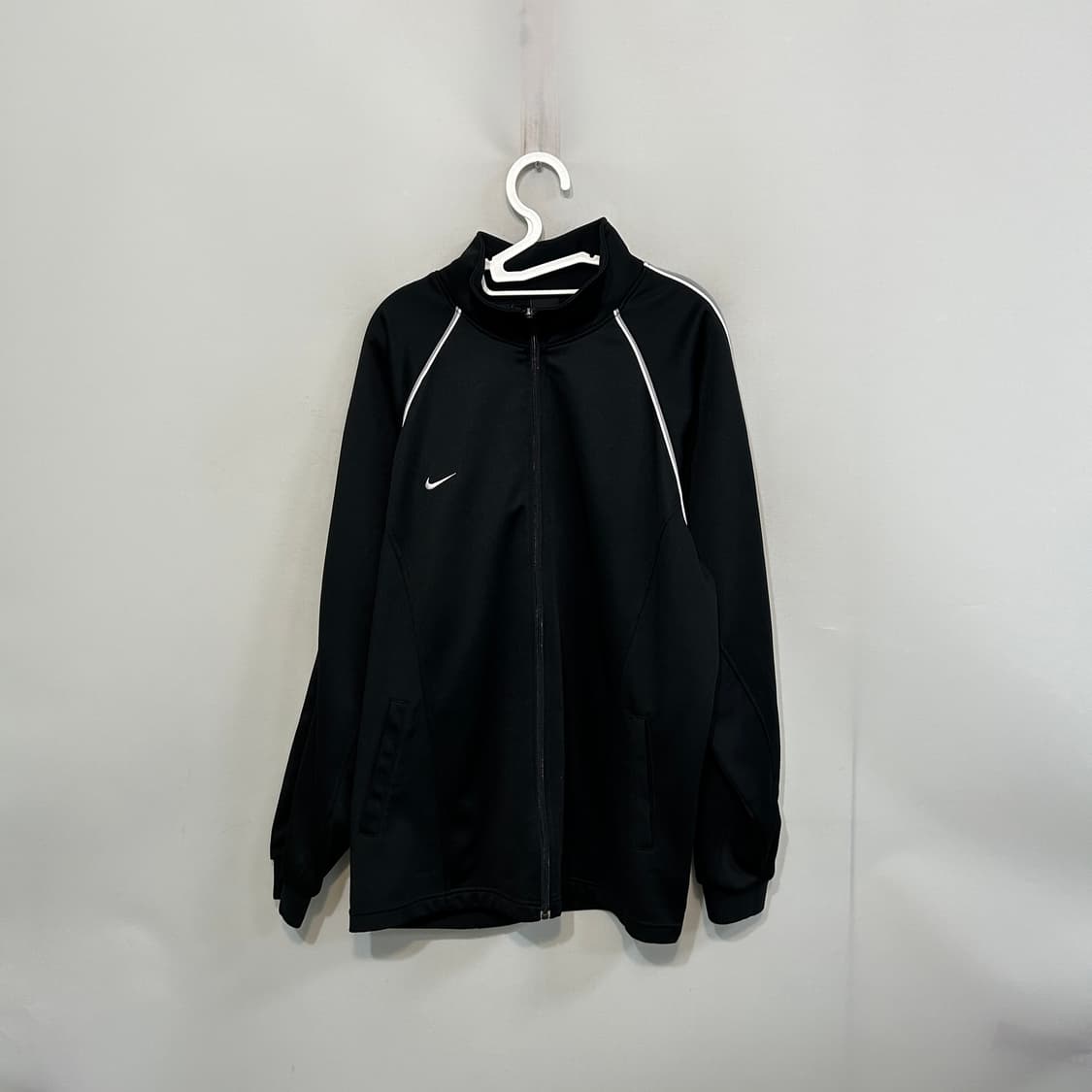 나이키 블랙 드라이핏 화이트 포인트 져지 110 남성 상품이미지1