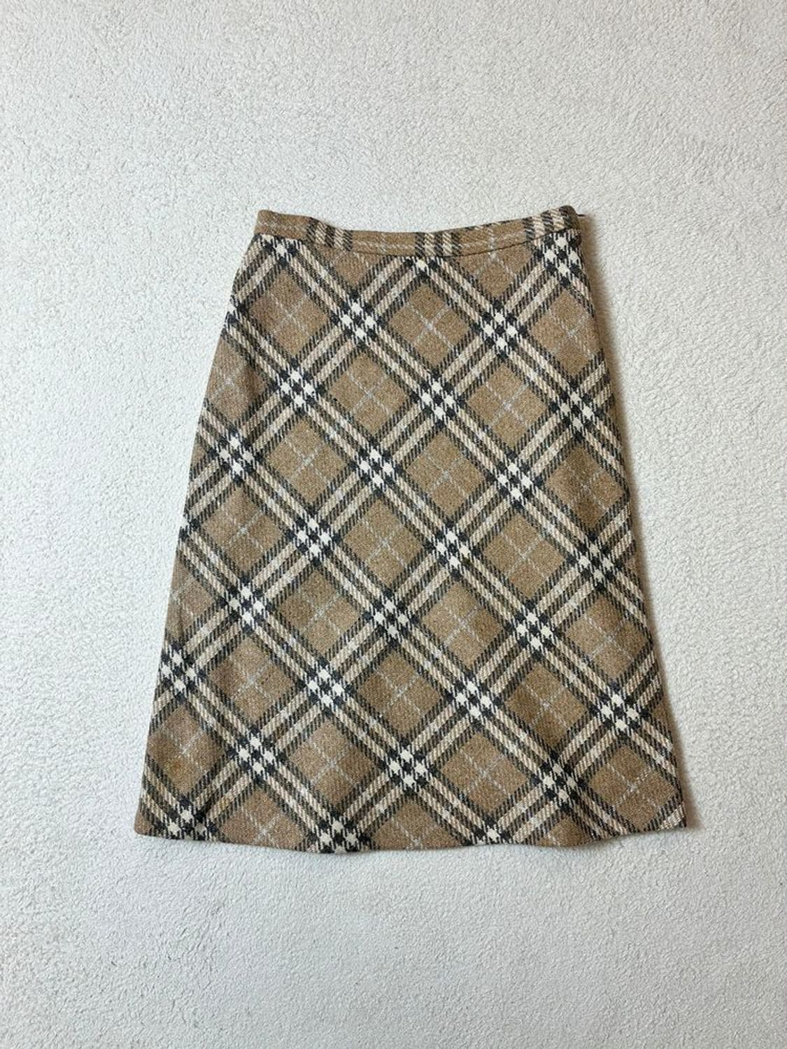 버버리 00's 노바체크 울 스커트 PN6905 상품이미지1