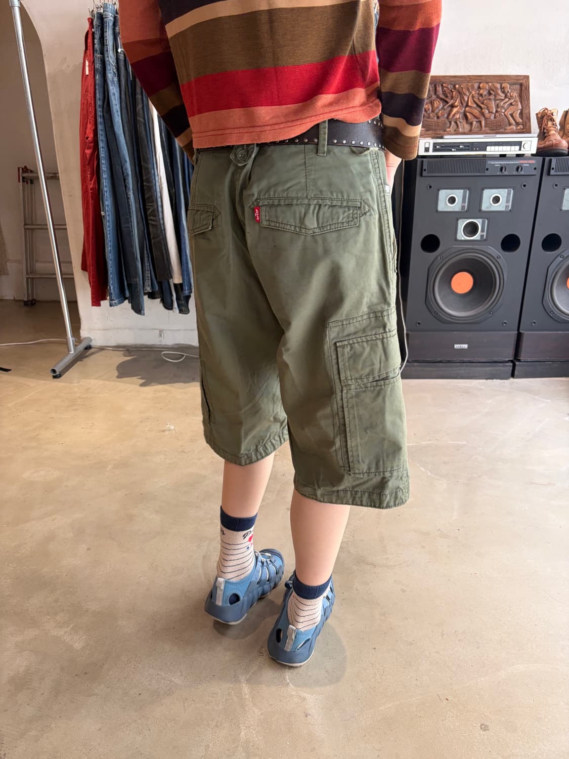 32) Levi's 올리브 카고 쇼츠 상품이미지5
