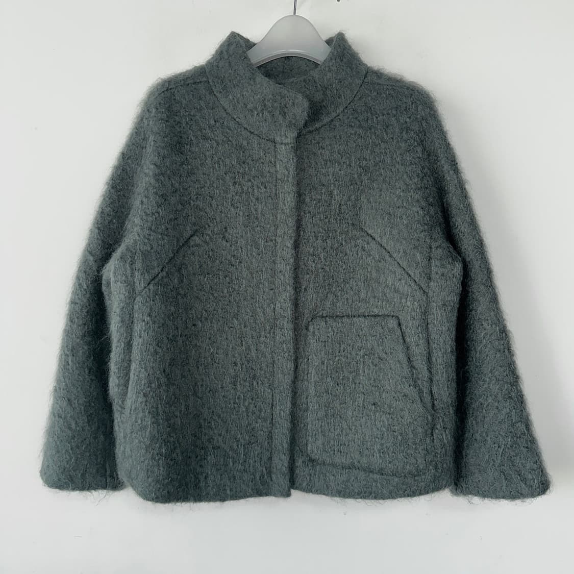 마인 MINE 이태리 모헤어 집업 코트 상품이미지1