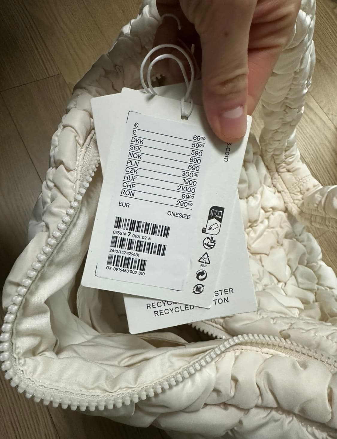 코스 퀄티드 오버사이즈 새상품  상품이미지6