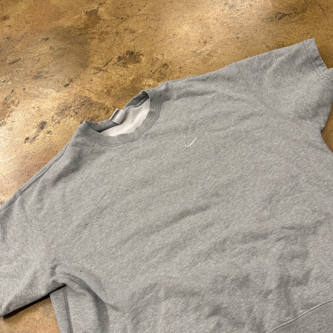 [정품/XXL] 나이키 스우시 맨투맨 회색 b19 상품이미지1