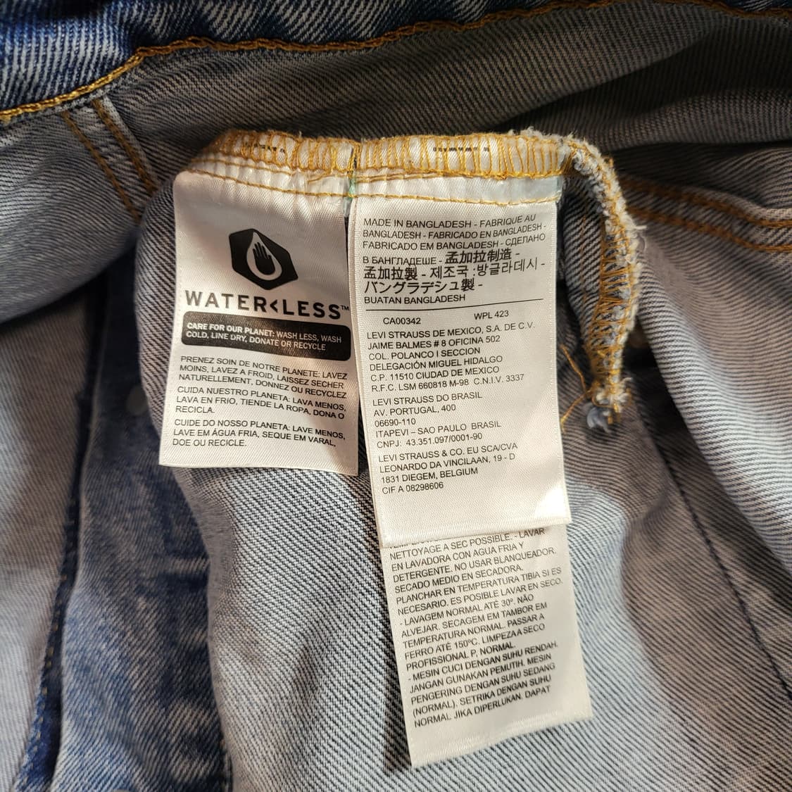 리바이스 데님 자켓 (S) 상품이미지9