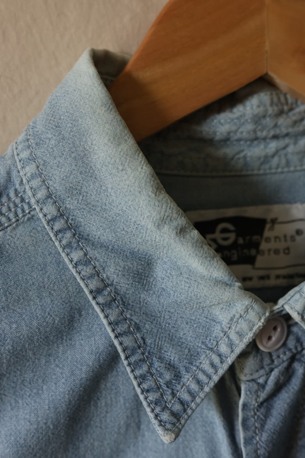 엔지니어드가먼츠 올드라벨 샴브레이 셔츠S 상품이미지3