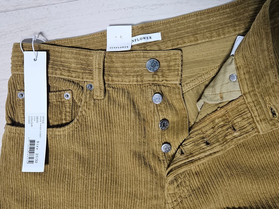 선플라워 와이드트위스트 코듀로이 ochre 27/32 상품이미지4