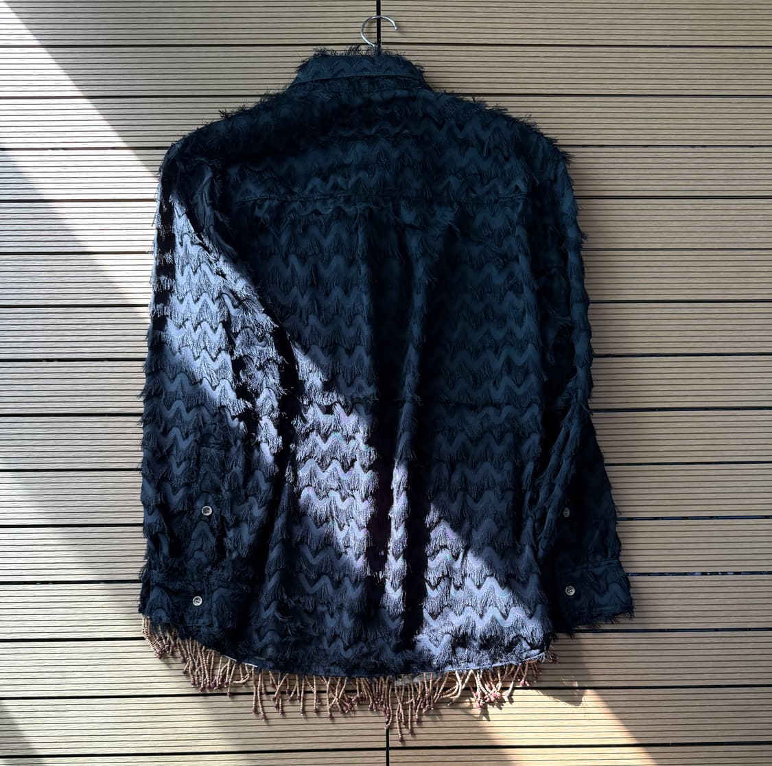 앤더슨벨 버드 롱 샤기 셔츠 상품이미지2