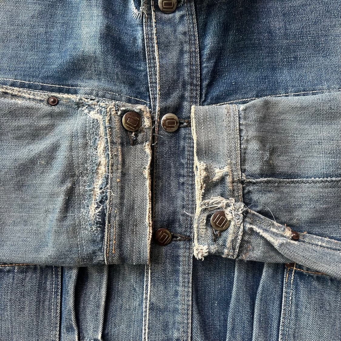 1940s USA 101 Buckle Back Denim Jacket 상품이미지3