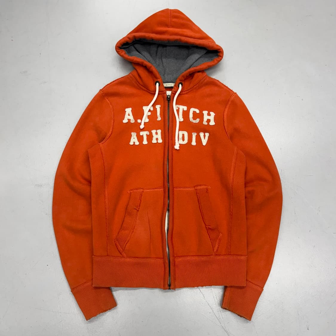 아베크롬비 Y2K 아치로고 후드집업 오렌지 상품이미지2