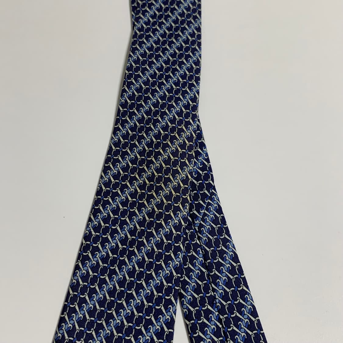 에르메스(HERMES) 명품 100실크넥타이 B+등급 8.3cm 상품이미지9