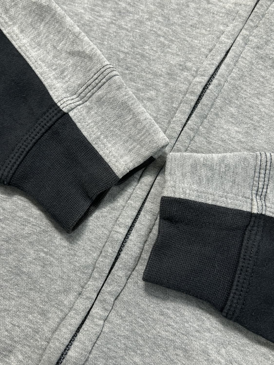 나이키 그레이 배색 기모 후드집업 M   상품이미지4