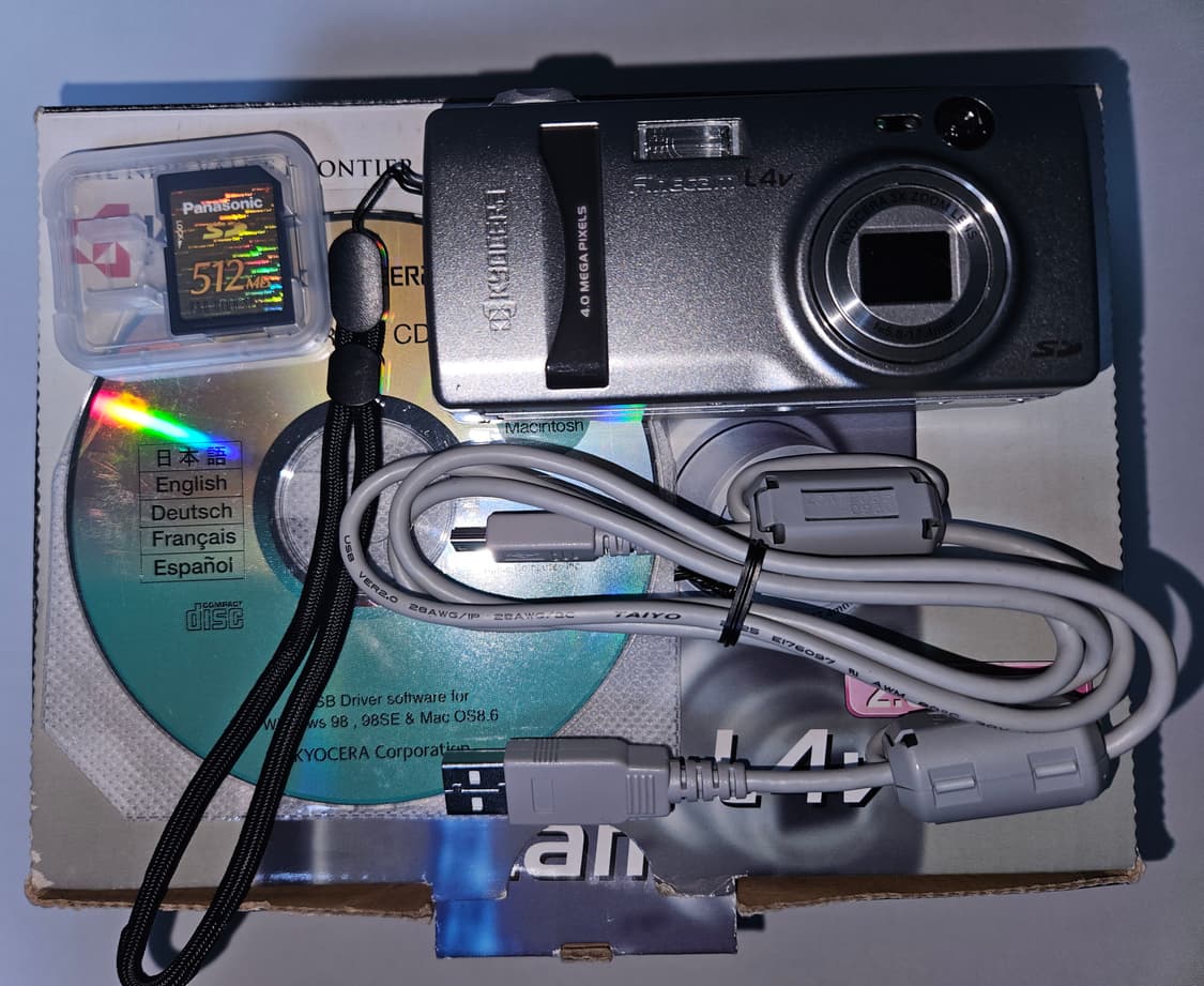 KYOCERA FINECAM L4V 교세라 파인캠 디카 상품이미지8