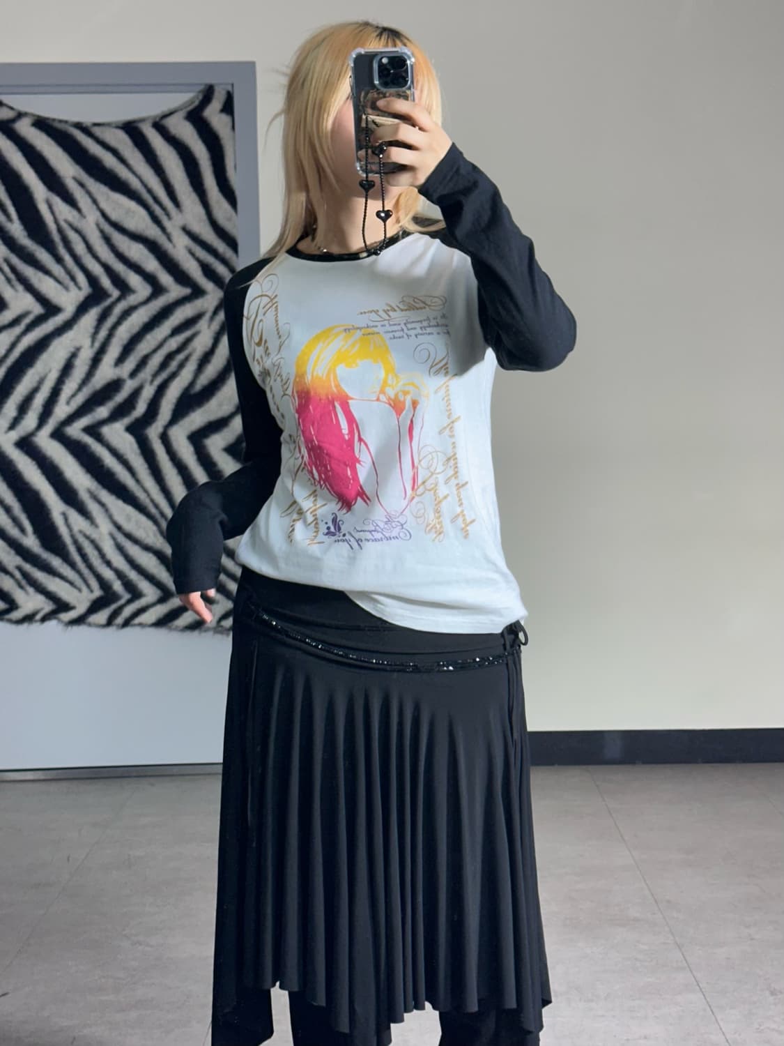 girl printing long sleeve 상품이미지1