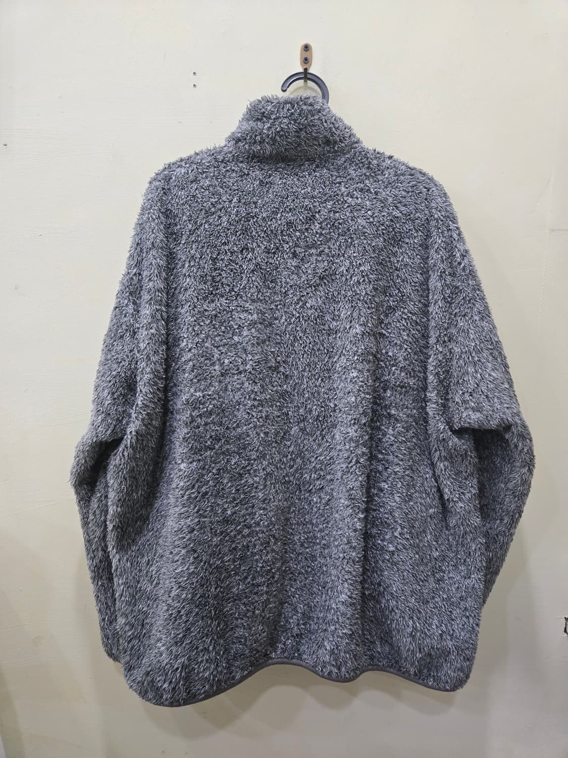 유니클로 그레이 플리스 집업 자켓 XXL 상품이미지3