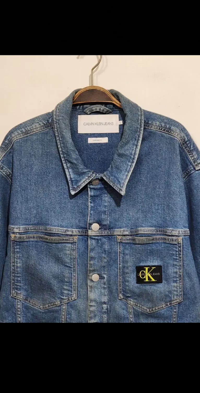 (XL) 캘빈클라인 데님자켓 스판 CK 청자켓 빈티지  상품이미지2