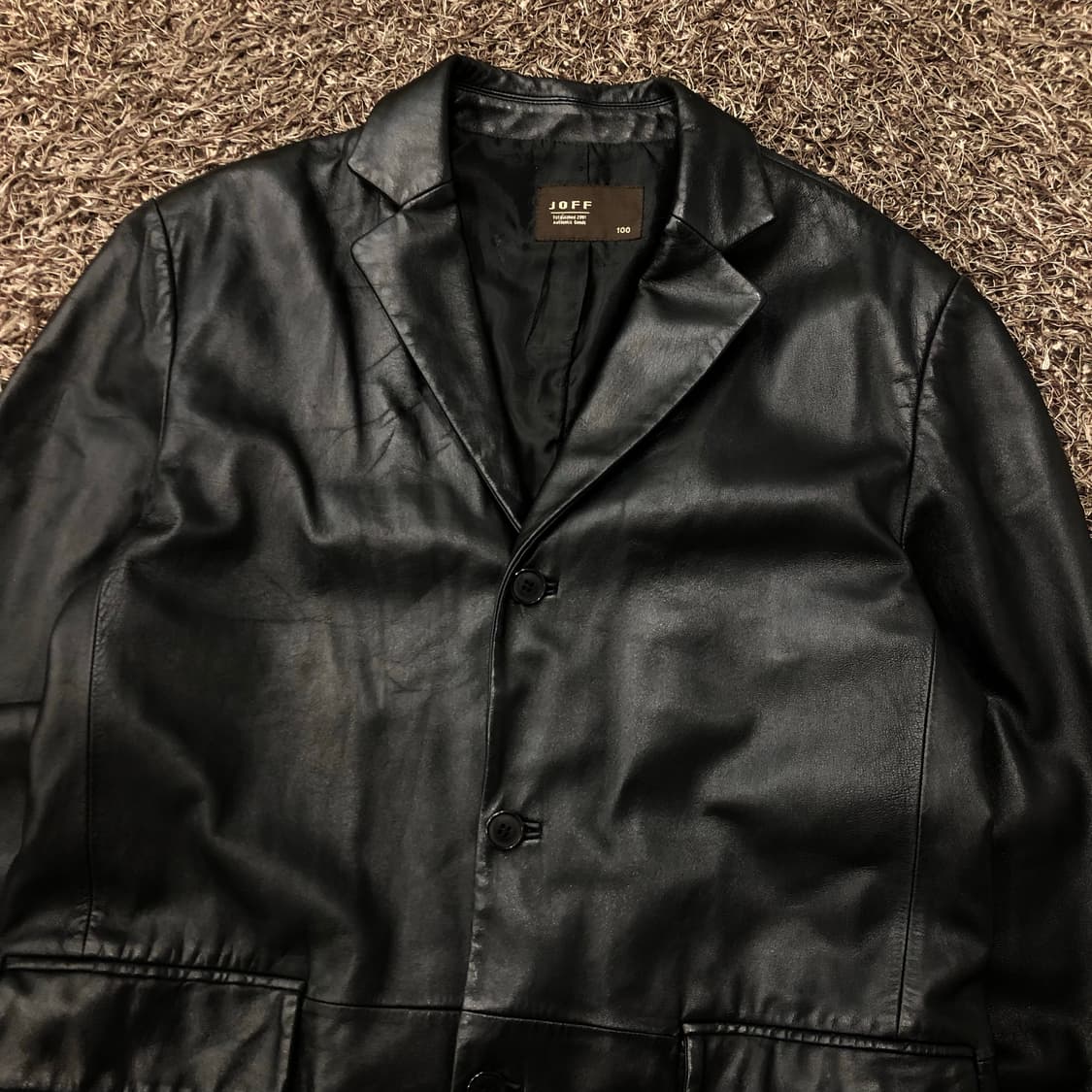 빈티지 양가죽 블레이저 레더 가죽 자켓 상품이미지2