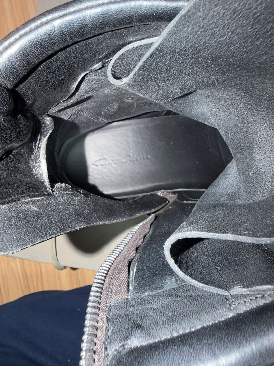 Rick owens 아크네 팹스타일 하이킹 부츠 18ss 상품이미지6