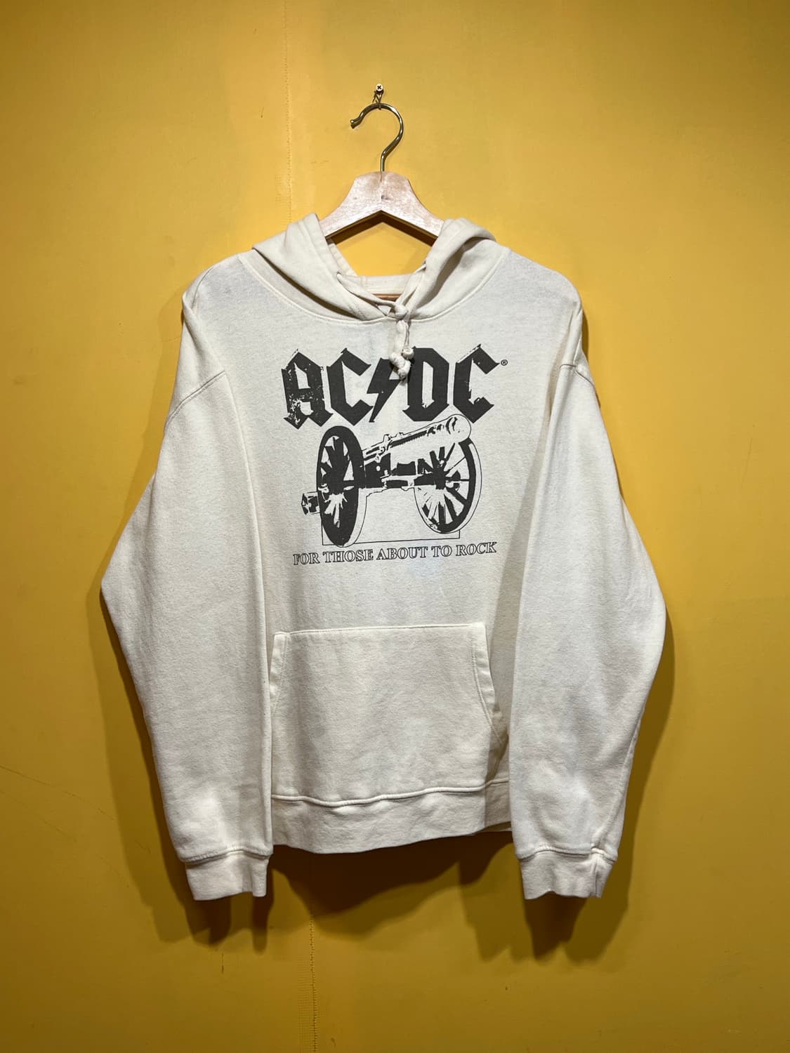 ACDC 캐논 프린팅 빈티지 밴드 후드티셔츠 상품이미지1