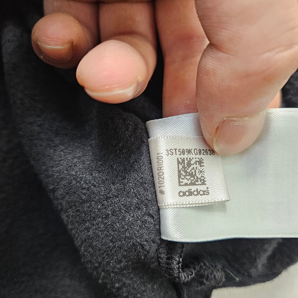 S 아디다스 빅로고 기모 후드티  0306Y 상품이미지5