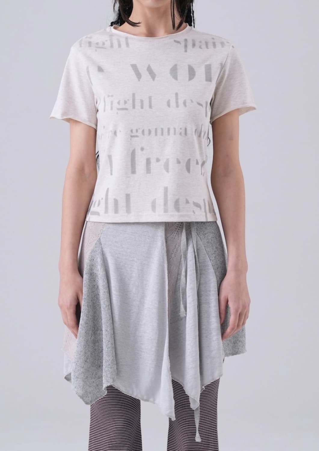 탠스댄스(현 파히섬) 티셔츠+스트랩 스커트 세트 상품이미지2