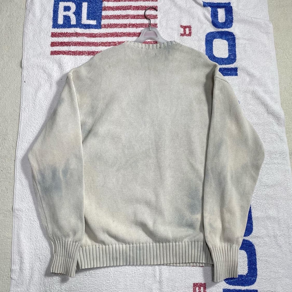 폴로 곰팡이에디션 타이다이 라운드넥 니트 상품이미지4