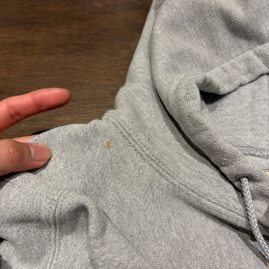 00년대 생산 챔피온 리버스위브 그레이 후드  상품이미지9