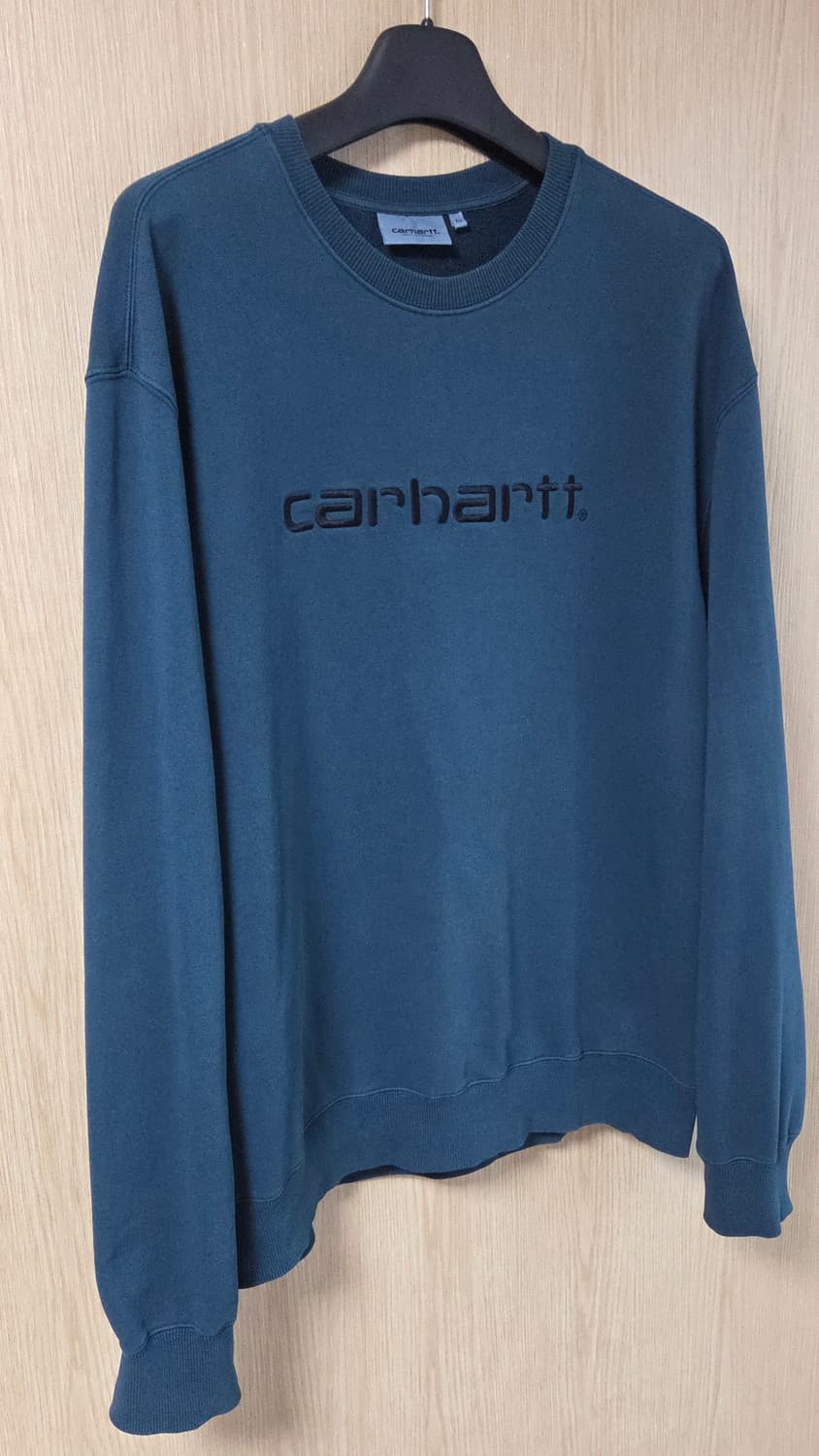 (착샷) 칼하트 WIP 맨투맨 피그먼트 스웻 티셔츠 상품이미지2