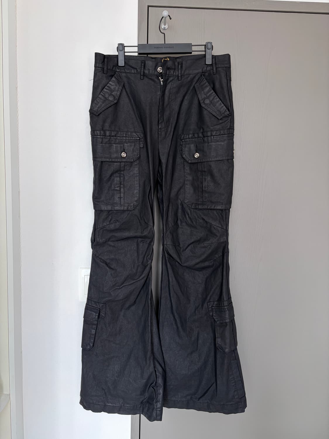 [2] 포그서비스 코팅 밀리터리 플레어팬츠 상품이미지2