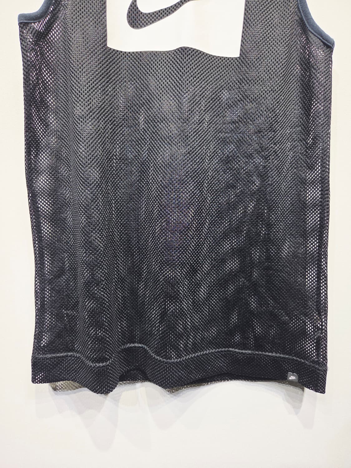 나이키 빅로고 메쉬 나시 블랙 상품이미지4