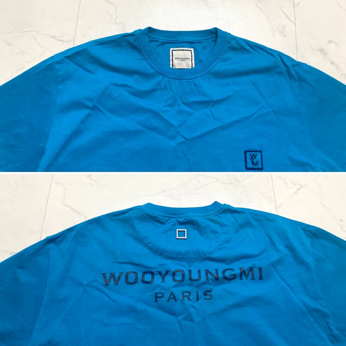 (거의 새것)우영미 23SS 백로고 반팔티 50사이즈, 105-110 상품이미지4