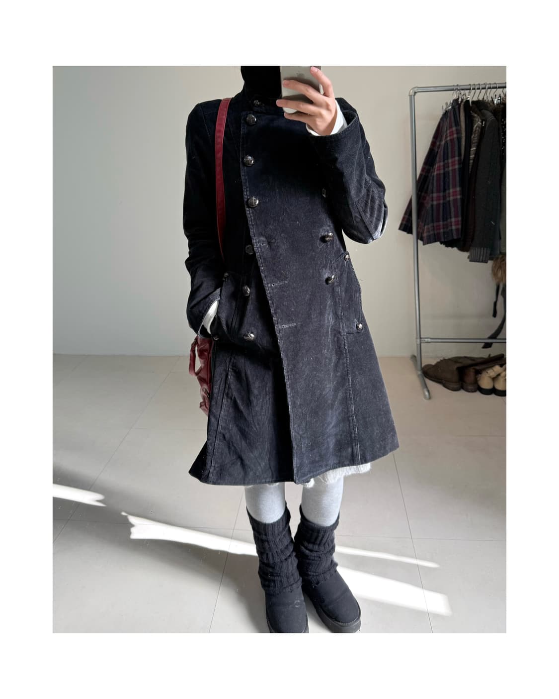 빈티지 코듀로이 코트 상품이미지5