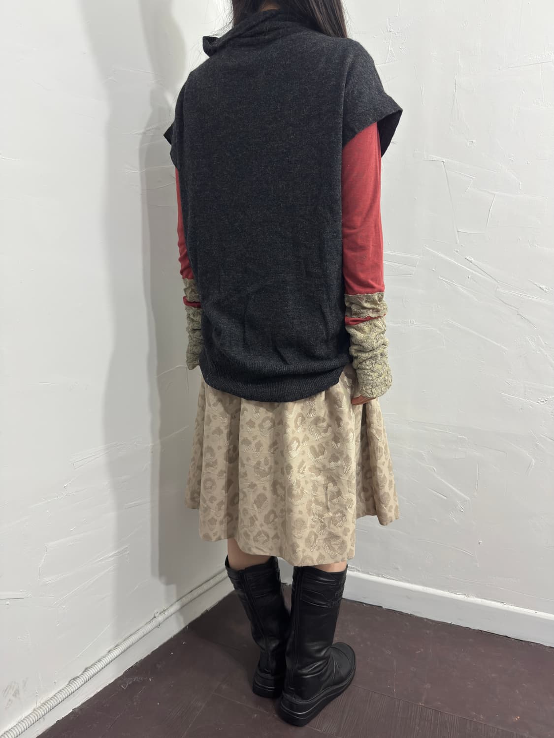 ichie leopard midi skirt 상품이미지6