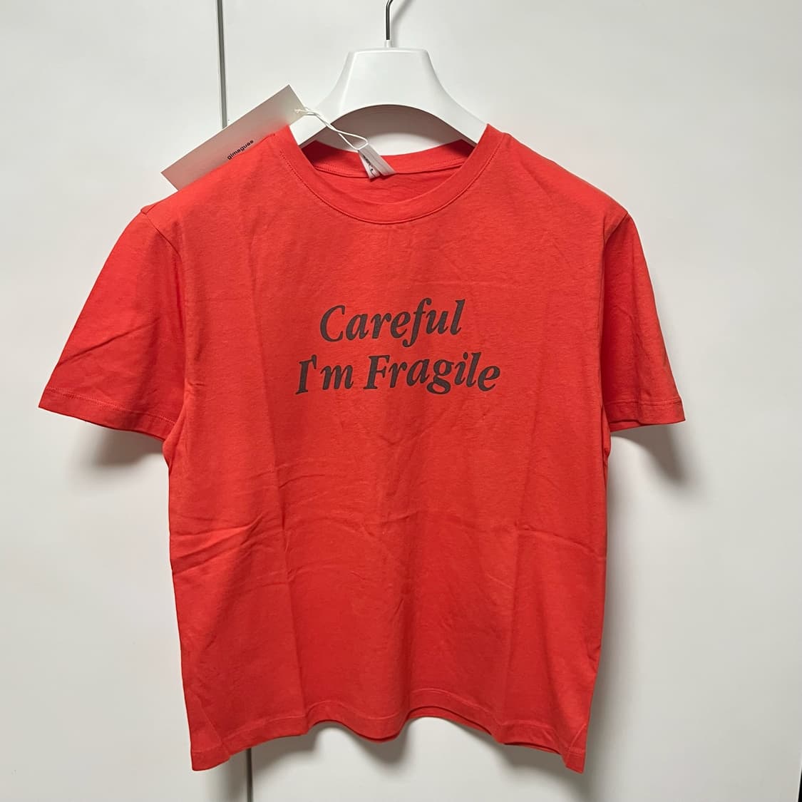 [XS,S]기마구아스 Careful 티셔츠 상품이미지2