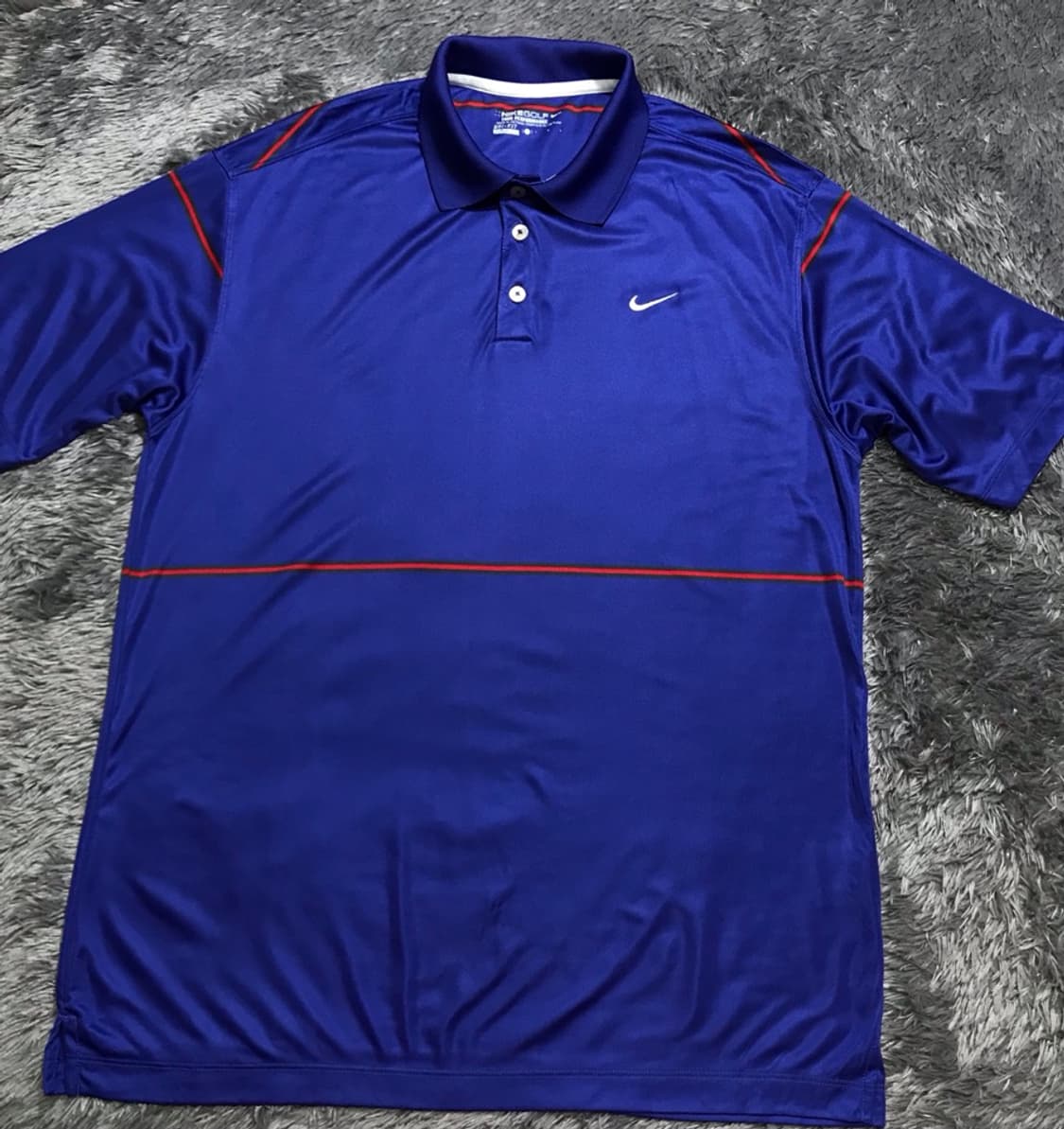 [[L(실 XL)] 나이키(NIKE) 골프 드라이핏 반팔 카라티@374 상품이미지1