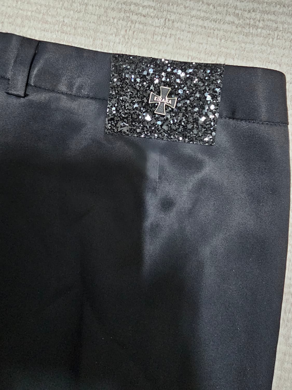 키라라 십자가포인트 스판 블랙 미니 스커트 26-27인치 상태좋음 상품이미지2